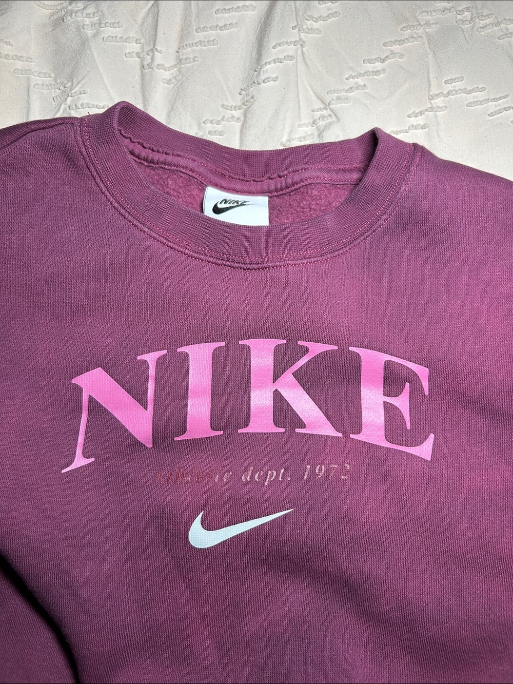 Nike Kids’ Mauve/Pink Crewneck Sweatshirt